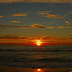 фото "Sunset over the sea"