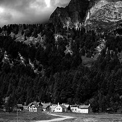 фото "Mountain landscape infrared"