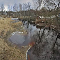 photo "Last ice. Black River, the village of Kamenka"