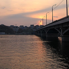 фото "Чернавский мост в час заката"
