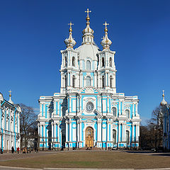 photo "Smolny cathedral, Saint-Petersburg"