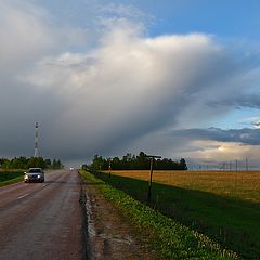 photo "May on the rainy road"