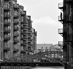 photo "smoking man in hamburg"