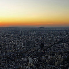 photo "Sunset over Paris"