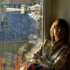 photo "the girl at the window"