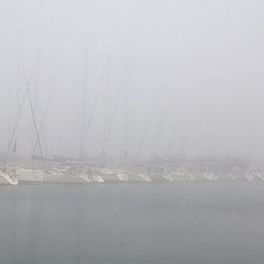 photo "Yachts in fog"