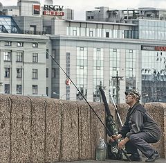 photo "In Ambush, or Petersburg's Fisherman"