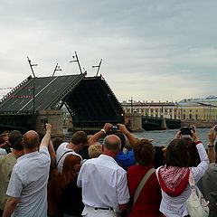 photo "The raising of the bridges in Saint-Petersburg"