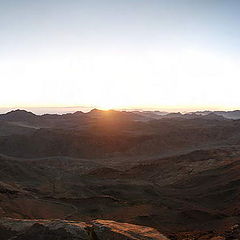 фото "Рассвет на горе Моисея"