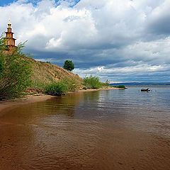 фото "Часовня на берегу Волги."