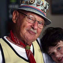 фото "grandfather and grandson"