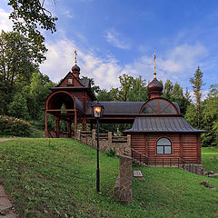 photo "Bath in the holy spring"