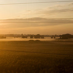 photo "Landscape cut wires"