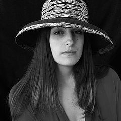 фото "Portrait of a Woman in a Hat"