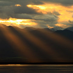 photo "Beams of the sunset"