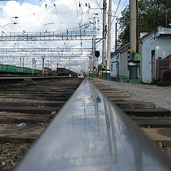 фото "Железнодорожное зеркало"