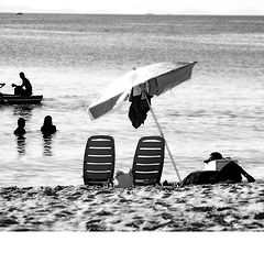 photo "Uma sombra na praia"