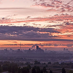 photo "Moscow sunrise"