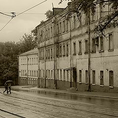 фото "Улица под дождём."