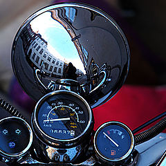 photo "Reflection Over Bike"