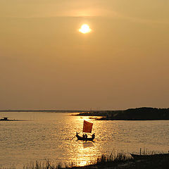 photo "A JOURNEY BY BOAT"