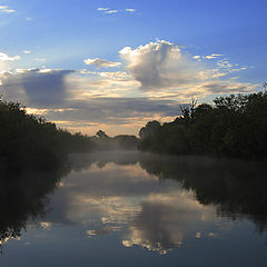 photo "A fog under  the river Pripyat."