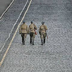 фото "служили три товарища."