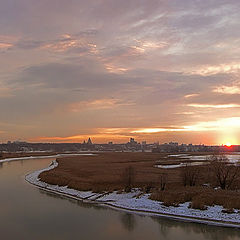 photo "The November sunset over Kazanka"