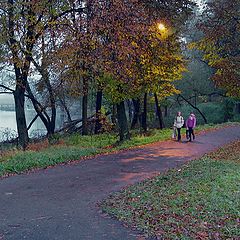 photo "Early morning to school, October"