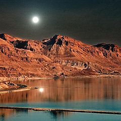 photo "Lunar land scape of the Dead sea"