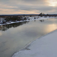 photo "The River Dnеpr in January"