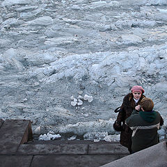 photo "photoshoot in the winter Neva"