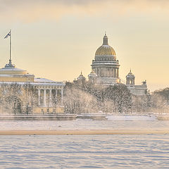 фото "Акварельный  зимний Петербург"