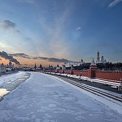 photo "Frosty Moscow Sunset"