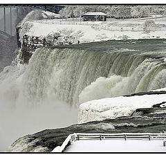 фото "Niagara fall in snow"