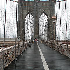 photo "Brooklyn bridge - New York USA"