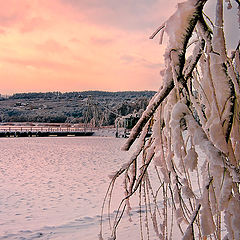 photo "Watercolor frosty sunset"