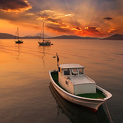 фото "sunset at bodrum"