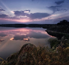 фото "Когда ночь догоняет лиловый закат"