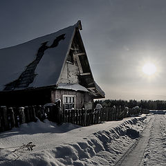 фото "Этюд с домиком"