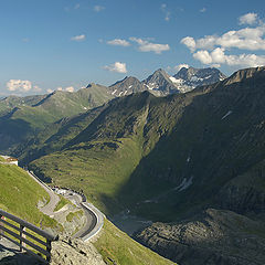 фото "Unforgettable mountain alpine road"