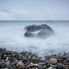 photo "Sea, rocks and rain"
