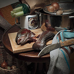 photo "Still life with fish head"