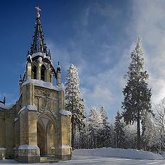 photo "Shuvalovsky park church of St. Peter and Paul"