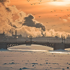 фото "Закат. Нева..."