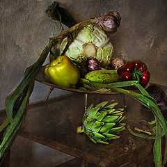 photo "Still Life with artichokes and vegetables"