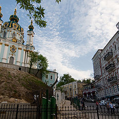 фото "Киев. Андреевская церковь, одноимённый спуск"