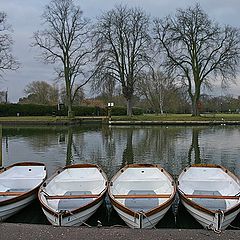 photo "White boats on the river Avon"