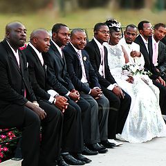 фото "Черно-белая свадьба"
