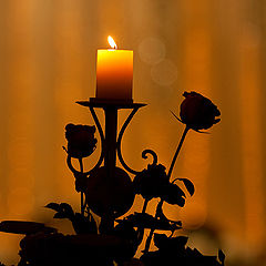 photo "on the light of candle"